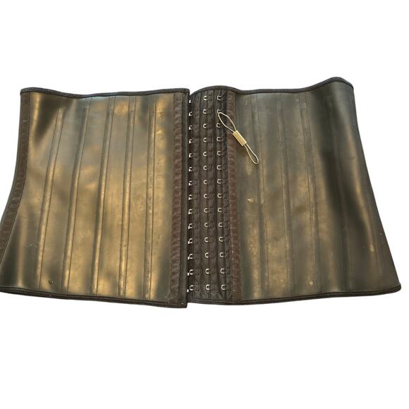 GUC Latex Rubber Waist Shaper Corset Cincher Waist Trainer Size 4XL - Picture 1 of 5